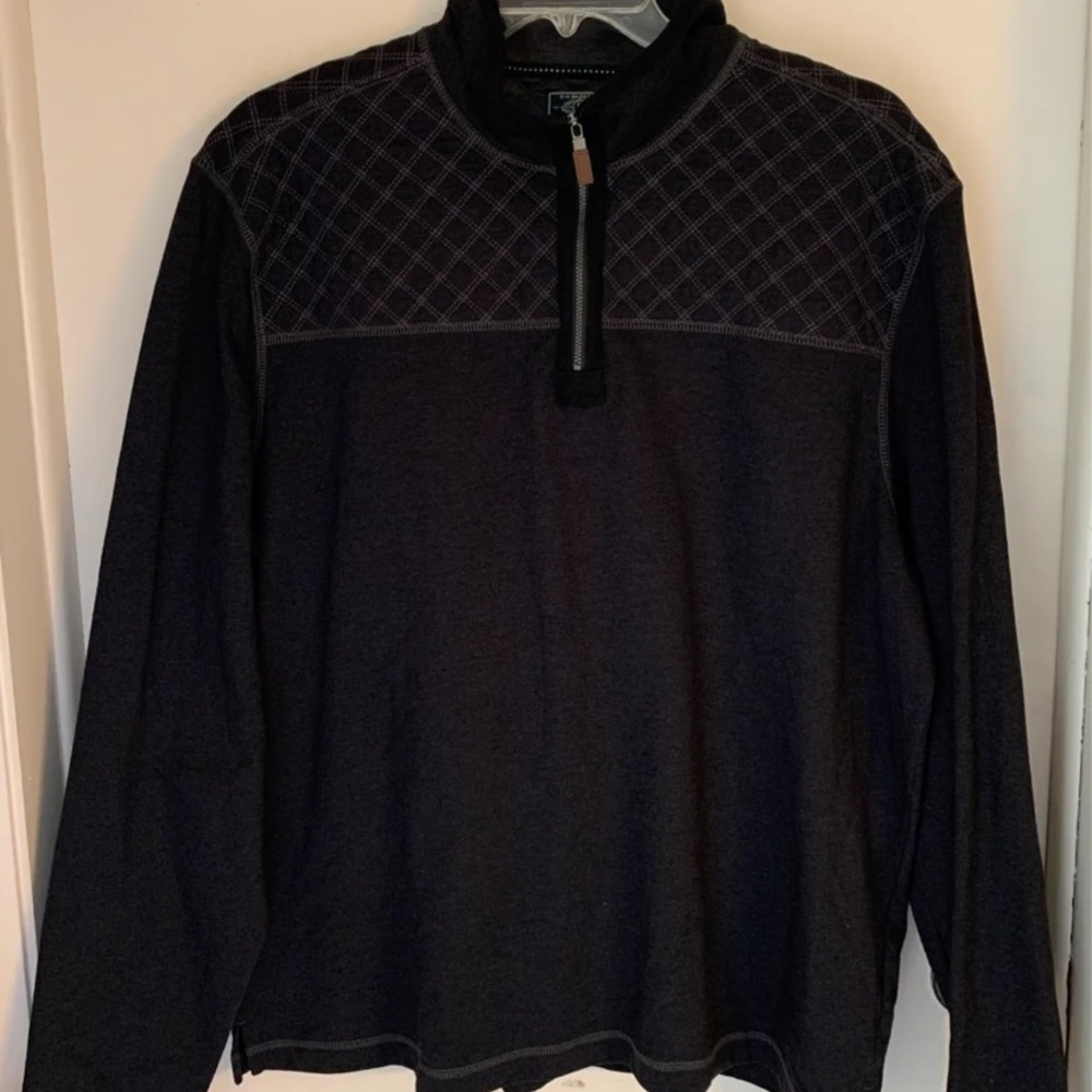 G.H.Bass 1/4 Zip Heavier Weight Long Sleeve Shirt